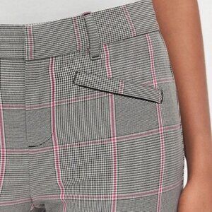 Gap signature skinny ankle black and red plaid women's size 6